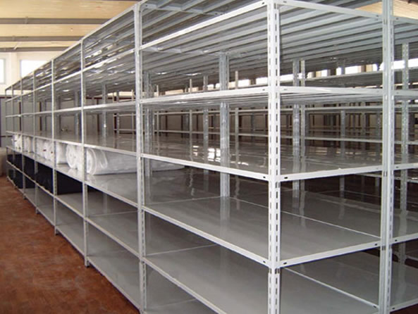 Stainless steel shelves